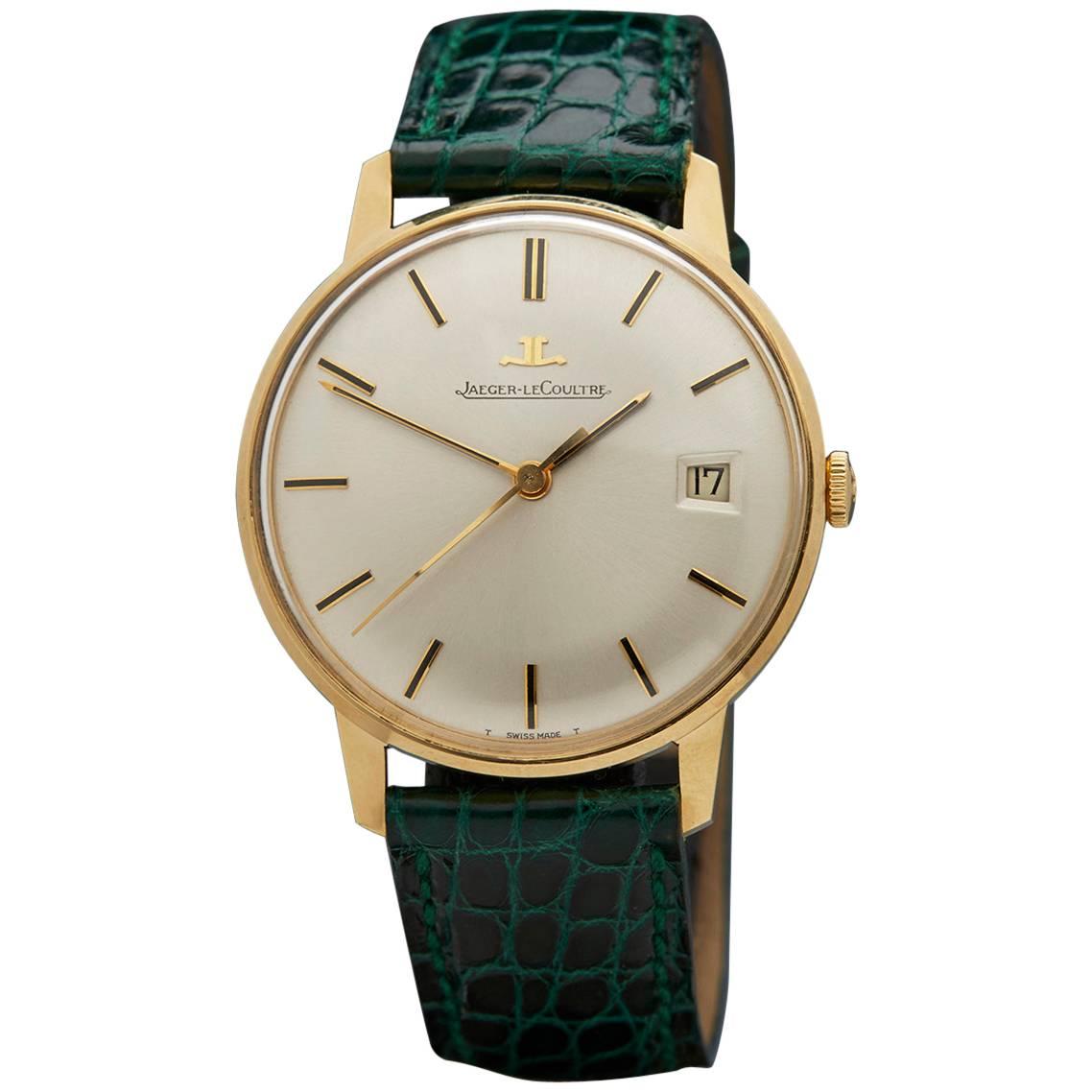 Jaeger-LeCoultre Yellow Gold Cal.886 Manual Wind Mechanical Wristwatch