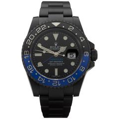  Rolex GMT-Master II Hercules Custom BLNR Batman Black DLC coated 