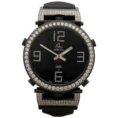  Jacob & Co. JCLDC Limited Edition Diamonds Black PVD Coated Stainless Steel 