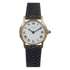 Cartier Riviera Paris Vintage Oro Amarillo Reloj de pulsera mecánico para señora