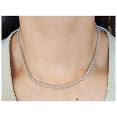 6.81 ct Diamond Tennis Necklace