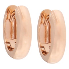 Orecchini a cerchio Mini Huggie in oro rosa 18 carati