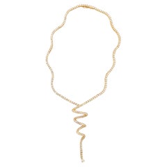 Nardi Diamant Wirbel Choker-Halskette