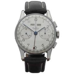 Breitling Edelstahl Datora Mechanischer Wind Armbanduhr Ref 784