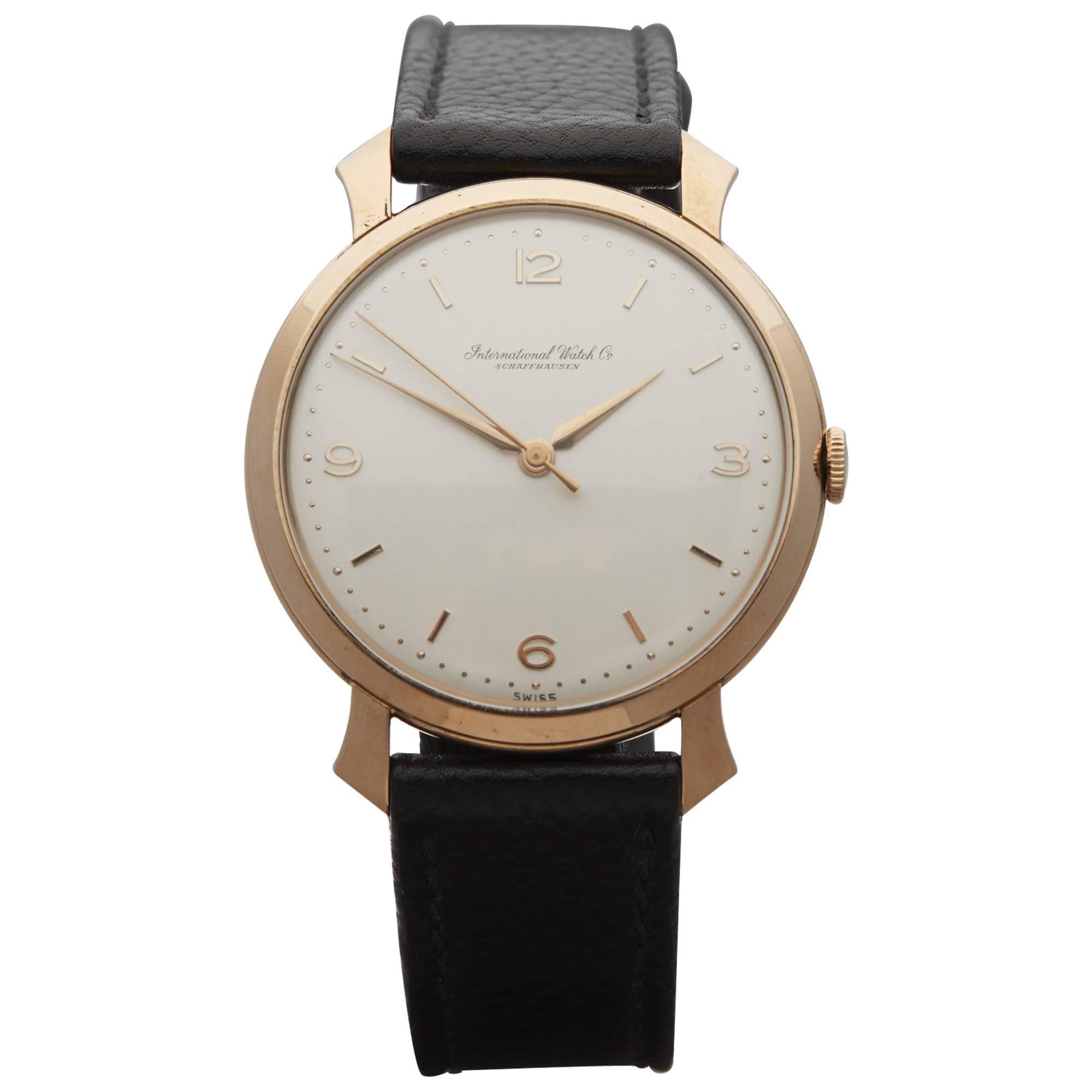 IWC Rose Gold Cal.89 Mechanical Wind Wristwatch 1960s