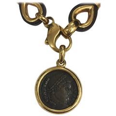 Bulgari Old Roman Coin Necklace