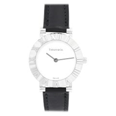 Tiffany & Co. Damen- Atlas-Quarz-Armbanduhr aus Sterlingsilber