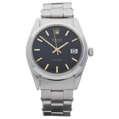 Rolex Stainless Steel Oysterdate Precision Mechanical Wind Wristwatch Ref 6694