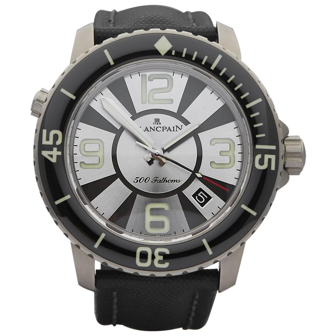  Blancpain Titanium Fifty Fathoms 500 Fathoms Automatic Wristwatch