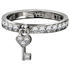 Sybarite Jewellery 18 Karat Gold 0,73 Karat weiße Diamanten Ring