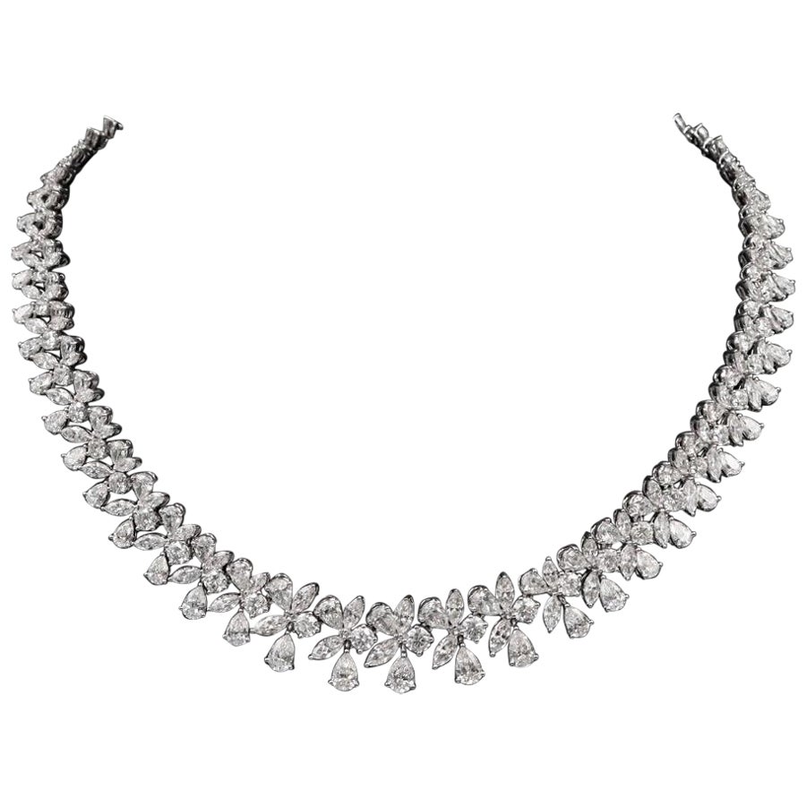 Emilio Jewelry 38.50 Carat Diamond Necklace