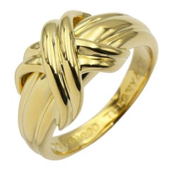 Anello X Signature in oro 18 carati TIFFANY & Co. 8
