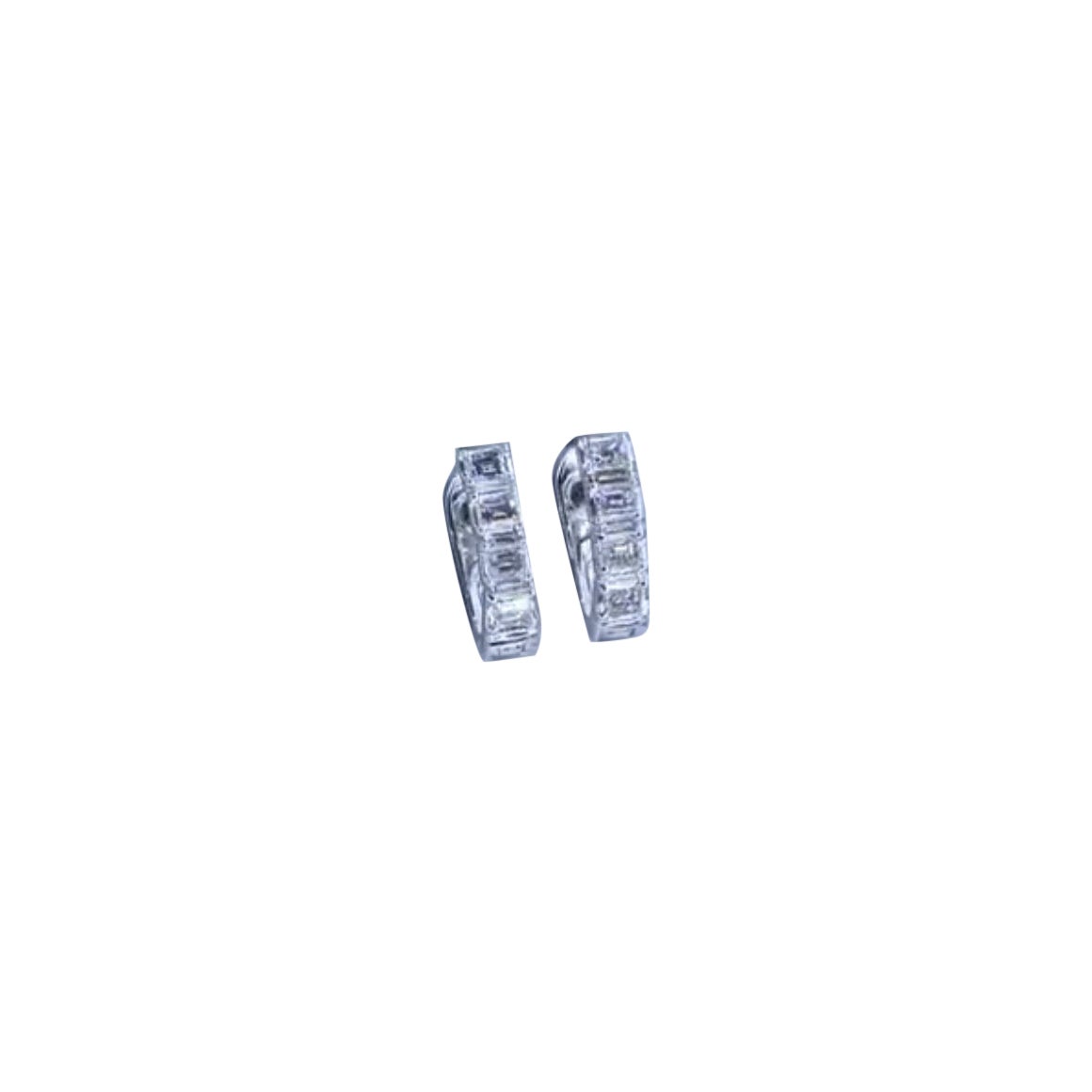 Certified 1.43 Ct Diamonds 18K Gold Earrings