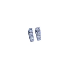 Certified 1.43 Ct Diamonds 18K Gold Earrings