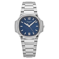 Patek Philippe Nautilus 7118/1200A-001 'Ladies' Blue Dial Diamond Bezel (2024)