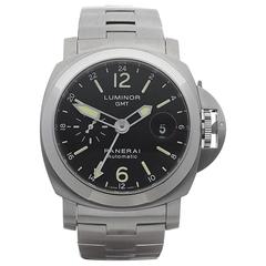  Panerai Stainless Steel Luminor Automatic Wristwatch Ref PAM00279 2010s