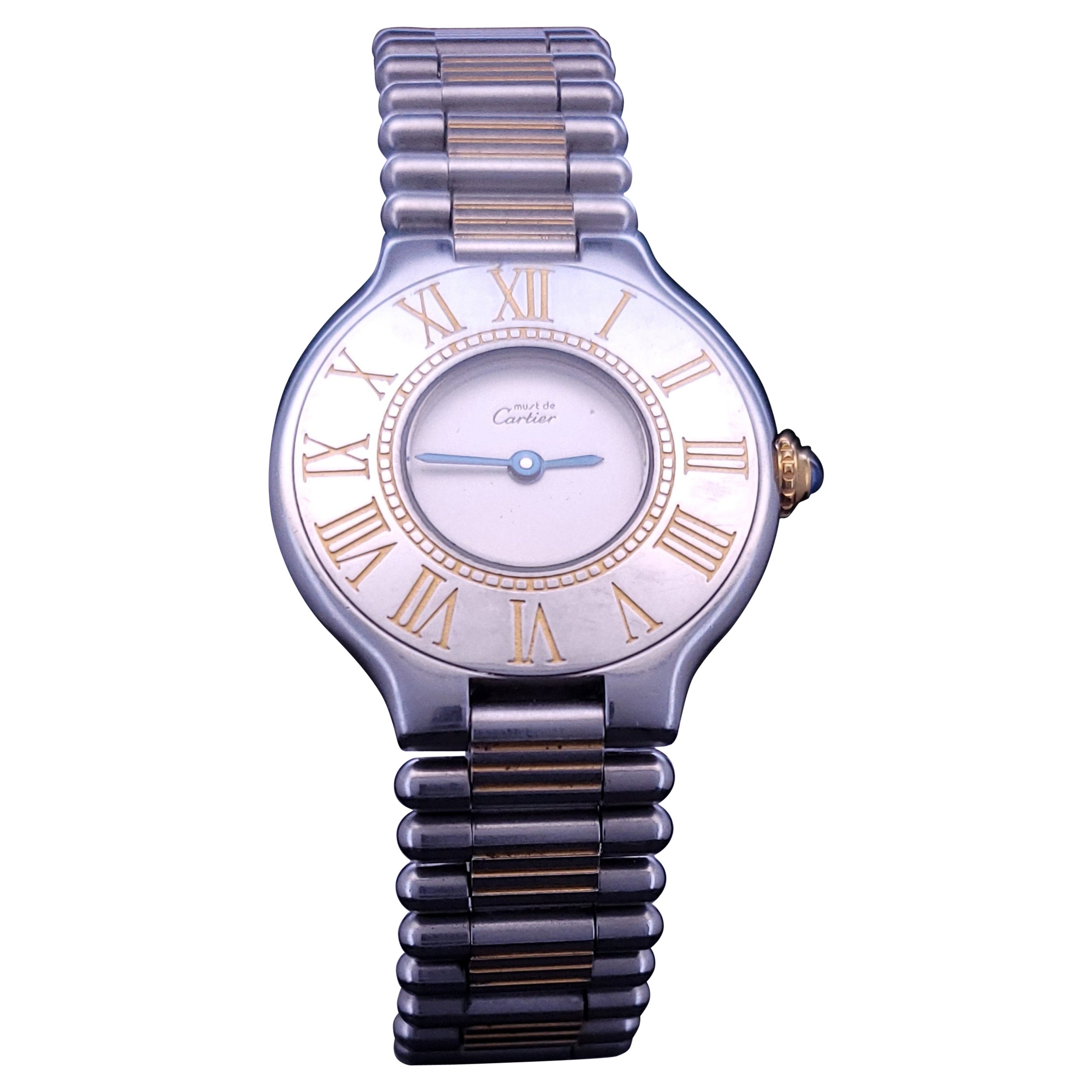 Cartier 21 Must de Cartier 28 mm Edelstahl 9010 Damenuhr