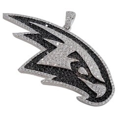 NBA Atlanta Hawks Official Licensed 14k Solid Gold Diamond Pendant by Gameplan
