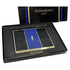 Vintage “YSL” Yves Saint Laurent Retro Cigarette Case, Circa 1980s Original Case