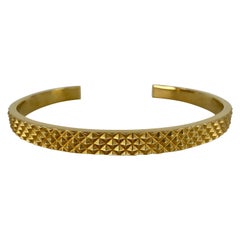 Rara pulsera brazalete vintage Tiffany & Co de oro amarillo de 18 quilates con puntas