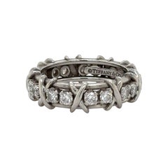 Estate Tiffany & Co. Jean Schlumberger Diamond & Platinum Size 8