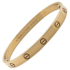 Cartier Love Bracelet 18k Yellow Gold Medium Size 18