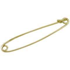 Huge Gold Safety Pin 2