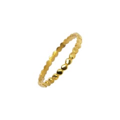 14k Massivgold Perlenring Ring Massivgold Ring für ihr einzigartiges Jahrestag Geschenk .