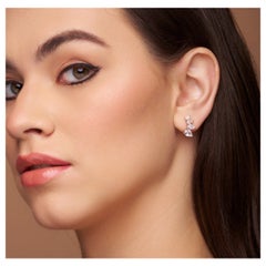 Pear-Shaped Moissanite Earrings 925 Sterling Silver Moissanite Studs For Women.