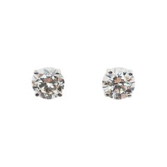 2.01 ct Diamond Stud Earrings