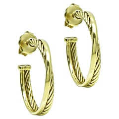 David Yurman Gold Earrings