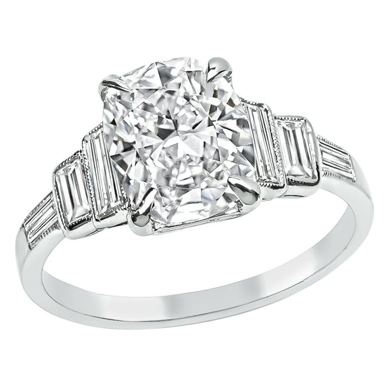 GIA 1.60ct D Internally Flawless Diamond Engagement Ring