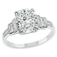 GIA 1.60ct D Internally Flawless Diamond Engagement Ring