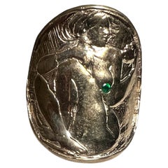 Anello Donna Smeraldo Medaglia Moneta