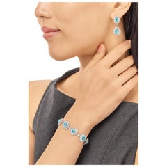 Emilio Jewelry Paraiba Bracelet And Earring Suite