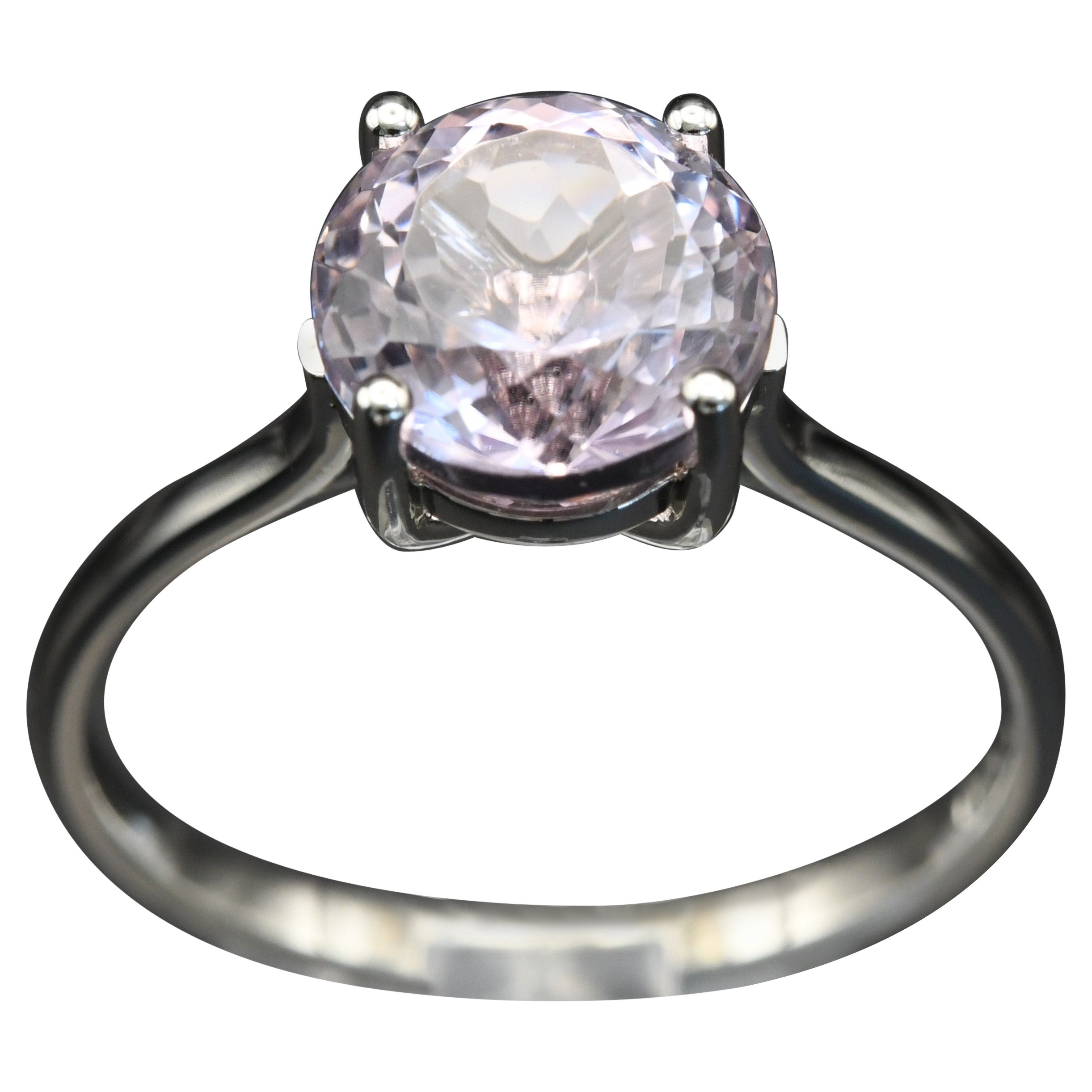 Platinum Pink Kunzite Ring In New Condition For Sale In 徳島市, JP