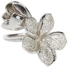 Jade Jagger White Rhodium & Diamond Flower bracelet