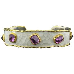 Victor Velyan Raspberry Garnet Cuff 3