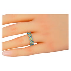 Forget Me Knot Flower 14k Gold Ring