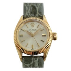 Reloj de vestir Rolex Lady Oyster Perpetual 6619 Oro de 18 quilates 1960 Lujo suizo RA418G