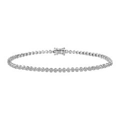 Diamond Tennis Bracelet in 18K White Gold