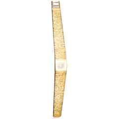 Retro Girard-Perregaux Lady's 18K Gold Bracelet Watch