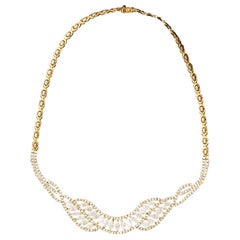 Late 20th Century Diamond Necklace Circa 1990s