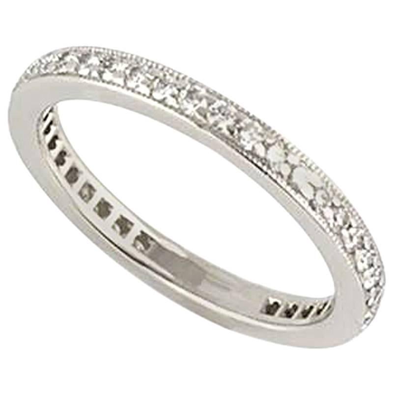 Tiffany & Co. Legacy Full Diamond Eternity Ring in Platinum