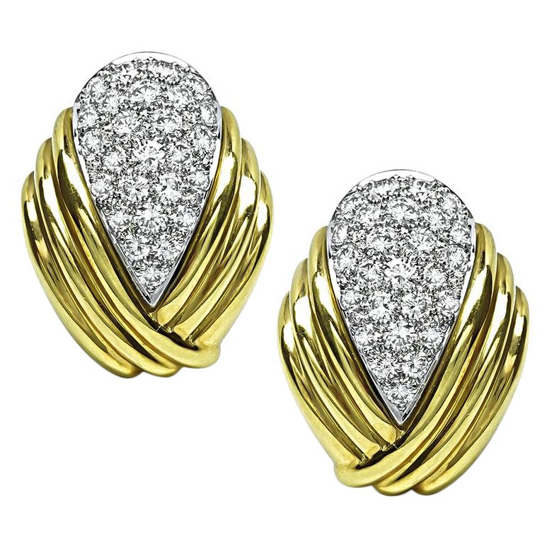 Turi 3.00ct Diamond Gold Earrings