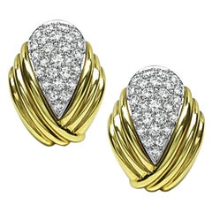 Turi 3.00ct Diamond Gold Earrings