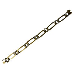 Nachlass Curb Gliederarmband 18k mit Diamanten