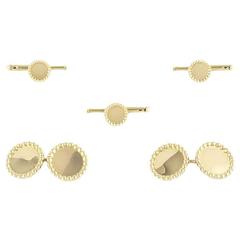 Tiffany & Co. Shirt Studs and Cufflinks Yellow Gold