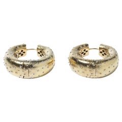 Gilded Silver Hoop Earrings by Paula Pantolin
