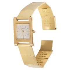 Vintage 18k Gold Clock link by Wiwen Nilsson Made Year 1954